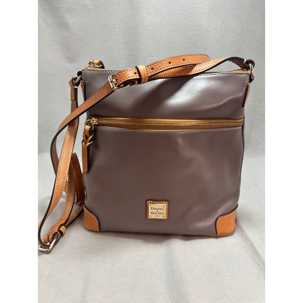 Dooney & Bourke Pebble Grain Crossbody Leather Handbag R264 Elephant